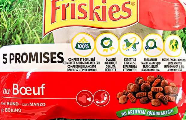 Purina Friskies Mini Menu 5 Promises Ξηρή Τροφή Βοδινό 1,5kg