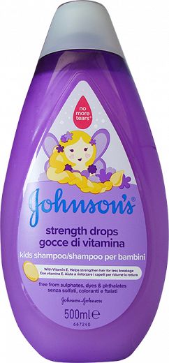 Johnsons Strength Drops Παιδικό Σαμπουάν 500ml