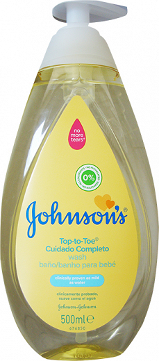 Johnsons Top-To-Toe Wash Αντλία 500ml