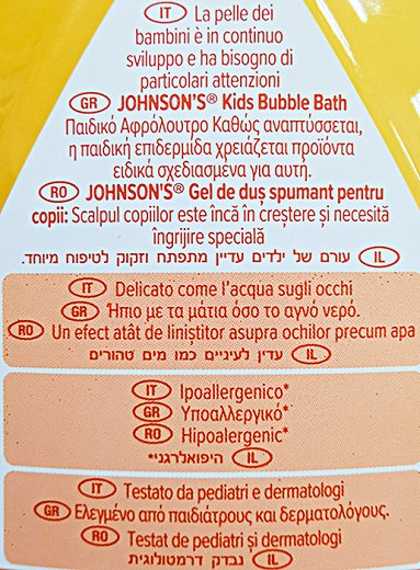 Johnsons Kids Bubble Bath & Wash 750ml
