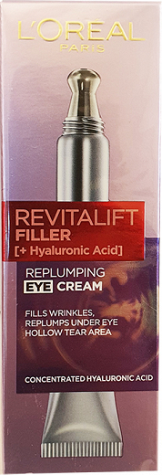 Loreal Revitalift + Hyaluronic Acid Replumping Eyes Cream 15ml