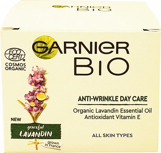 Garnier Bio Graceful Lavandin Anti Wrinkle Day Care Για Όλους Τους Τύπους Επιδερμίδας 50ml