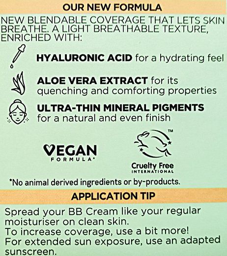 Garnier Skin Active BB Cream For Combination/Oily Skin Medium 50ml