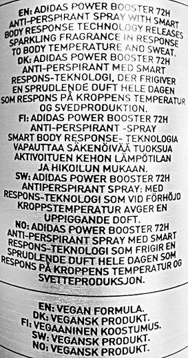 Adidas Power Booster Anti Perspirant Spray 150ml