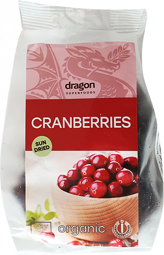 Dragon Superfoods Organic Dried Cranberries 100g