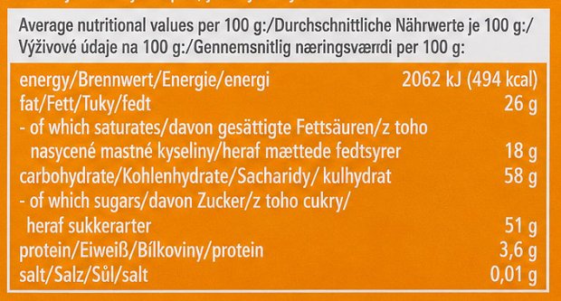 Ritter Sport Orange 100g