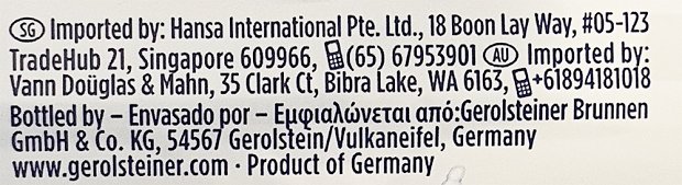 Gerolsteiner Sparkling Water 500ml