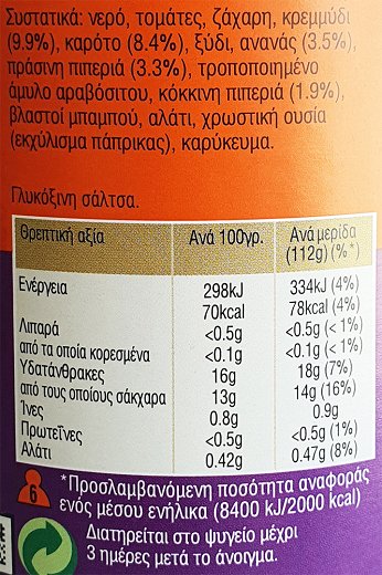 Bens Original Σάλτσα Γλυκόξινη 675g