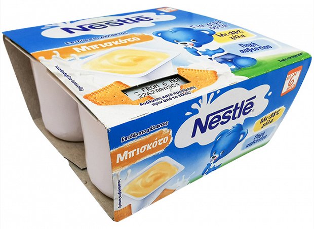 Nestle Επιδόρπιο Γάλακτος Μπισκότο 4X100g