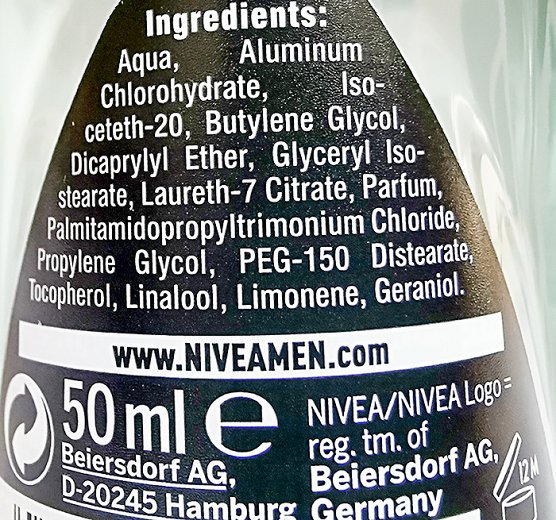 Nivea Men Deodorant Black & White Invisible Original Roll On 50ml