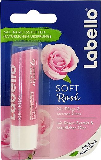 Labello Soft Rose Lip Balm 4.8g