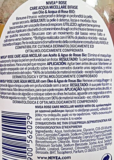 Nivea Rose Care Micellar Water Με Βιολογικό Ροδόνερο & Λάδι 400ml