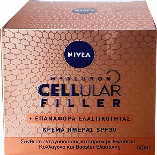 Nivea Hyaluron Cellular Filler Επαναφορά Ελαστικότητας Κρέμα Ημέρας Spf 30 50ml