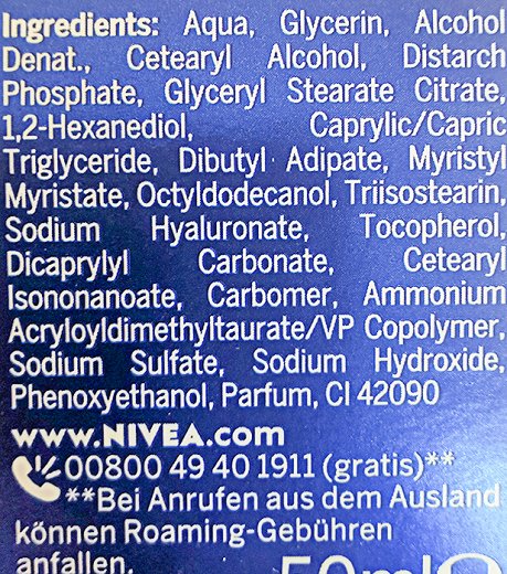 Nivea Hydra Skin Effect Pure Hyaluron Moisturizing Night Cream 50ml