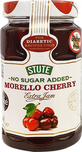 Stute Diabetic Morello Cherry Jam No Added Sugar 430g
