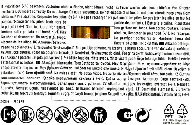 Varta Alkaline Batteries AAA 10Pcs