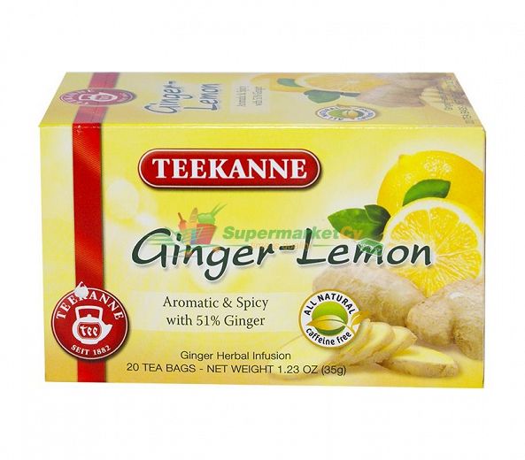 Teekanne Tea With Ginger And Lemon 20Pcs