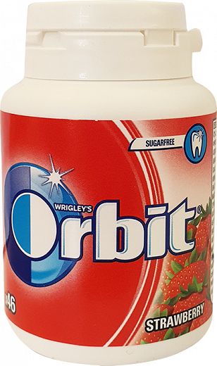 Orbit Φράουλα Τσίχλες 64g