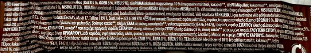 Corny Big Zero Chocolate Cereal Bar No Added Sugar 40g