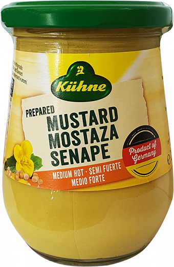 Kuhne Mustard Medium Hot 250ml