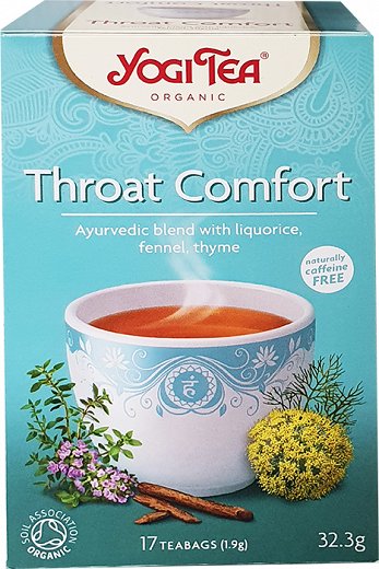 Yogi Tea Organic Throat Comfort 17Pcs
