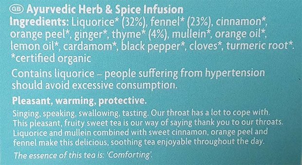 Yogi Tea Organic Throat Comfort 17Pcs