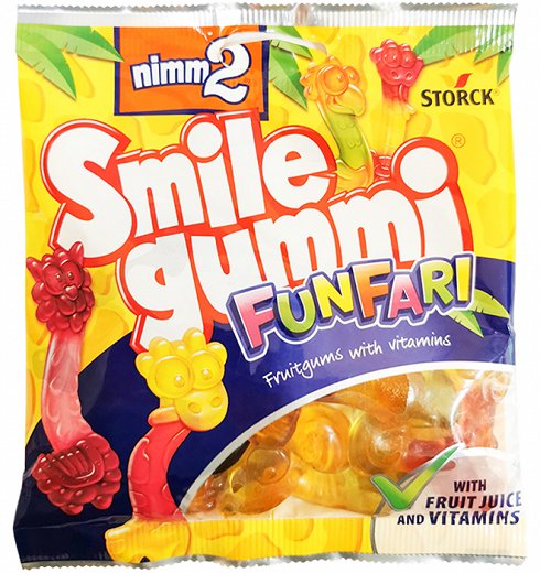 Storck Nimm2 Smile Gummi Funfari Ζελεδάκια Με Βιταμίνες 90g