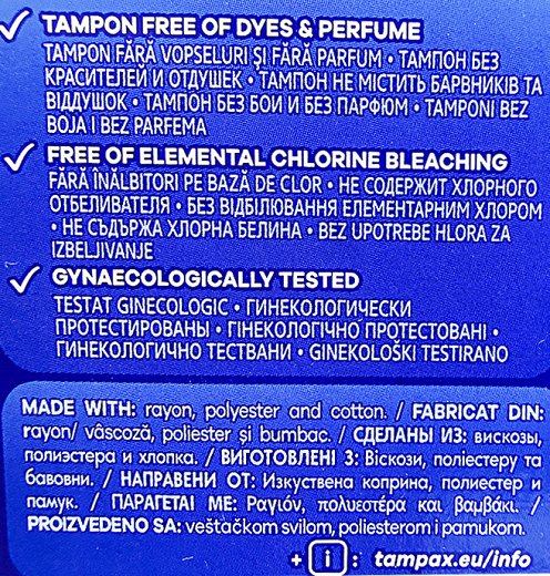 Tampax Compak Tampons Super Plus 16Pcs