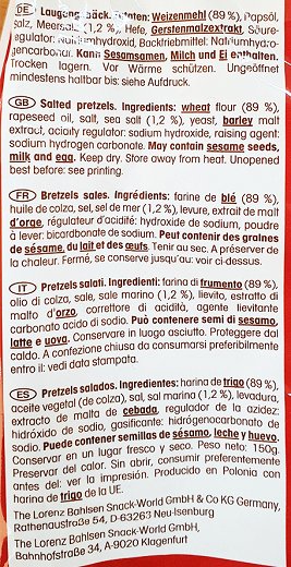 Lorenz Saltletts Μπρέτζελ Αλατισμένα 150g