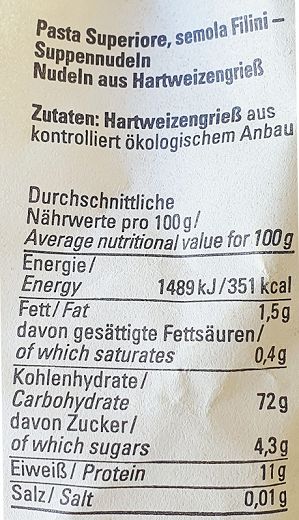 Byodo Bio Φιδές 250g