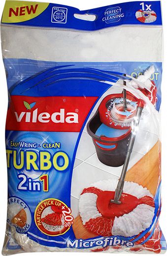 Vileda Easy Wring & Clean Turbo Σφουγγαρίστρα Ανταλλακτικό 1Τεμ