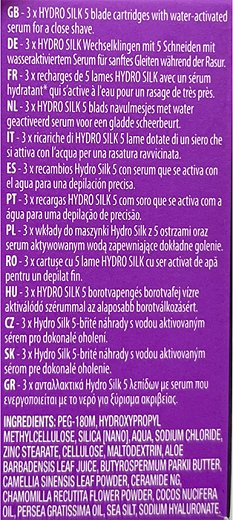 Wilkinson Hydro Silk Blades 3Pcs