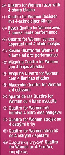 Wilkinson Quattro Razor 1Pc
