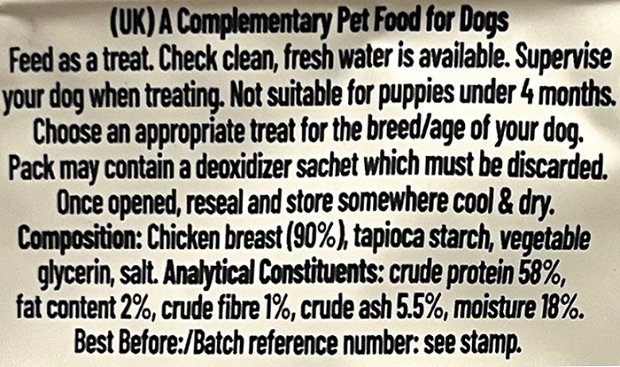 Pawsley & Co Good Boy Chewy Chicken Fillets 80g