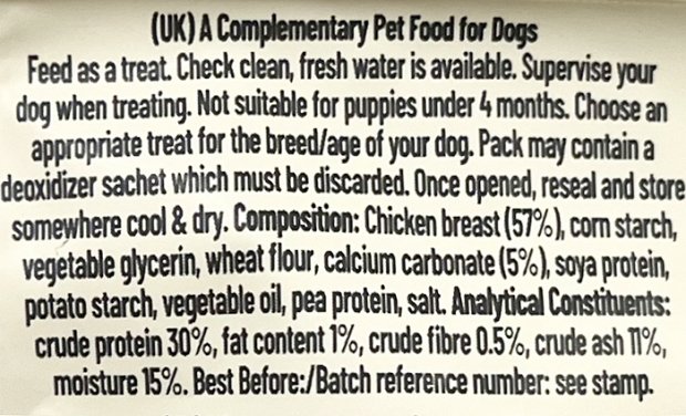 Pawsley & Co Good Boy Crunchy Chicken Calcium Bones 100g