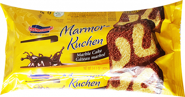 Kuchen Meister Marble Cake With Chocolate Coating 400g