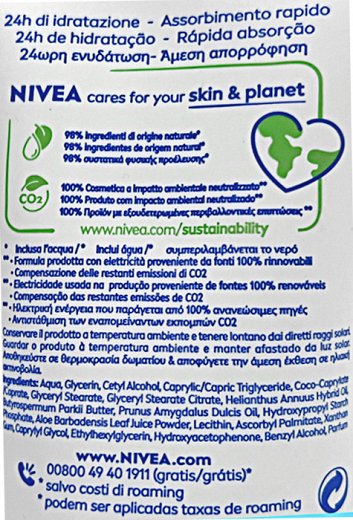 Nivea Naturally Good Aloe Vera Bio Κρέμα Χεριών 75ml
