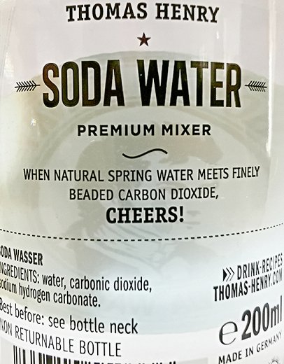 Thomas Henry Soda Water 200ml
