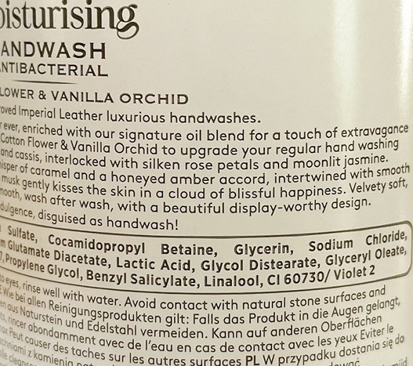 Imperial Leather Moisturising Cotton Flower & Vanilla Orchid Κρεμοσάπουνο 500ml