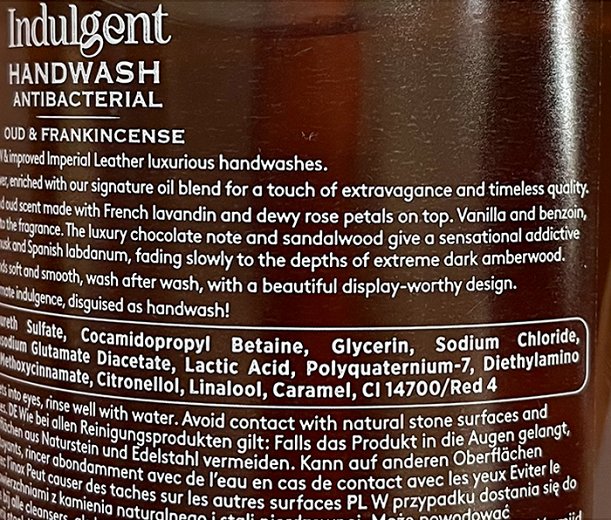 Imperial Leather Indulgent Oud & Frankincense Hand Wash 500ml