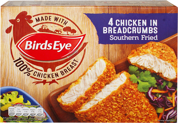 Birds Eye Southern Fried Chicken In Breadcrumbs 4Pcs