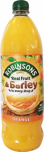Robinsons Σιρόπι Πορτοκάλι & Κριθάρι Χωρίς Πρόσθετη Ζάχαρη Με Γλυκαντικά 1L