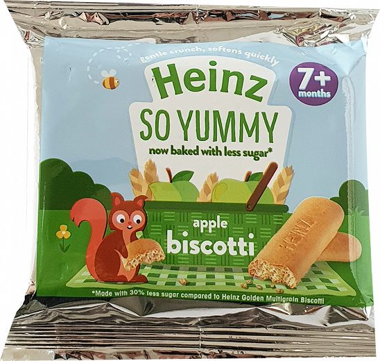 Heinz Biscotti Μήλο Σνακ 60g