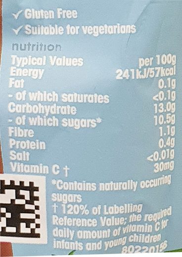 Heinz By Nature Apple & Blueberries 100g