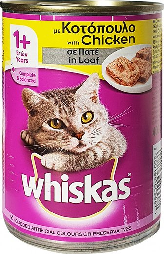 Whiskas With Chicken In Loaf 400g