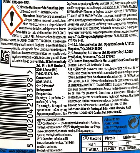 Pronto Cleaning Spray For Multi Surfaces 500ml