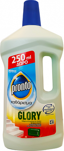 Pronto Glory Floor Liquid Cleaner With Green Soap 750ml + 250ml Extra