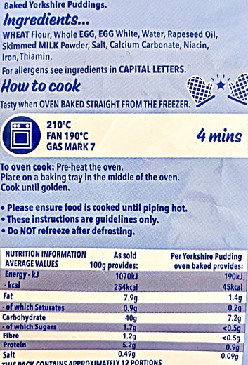 Aunt Bessie's Golden Yorkshires 12Pcs