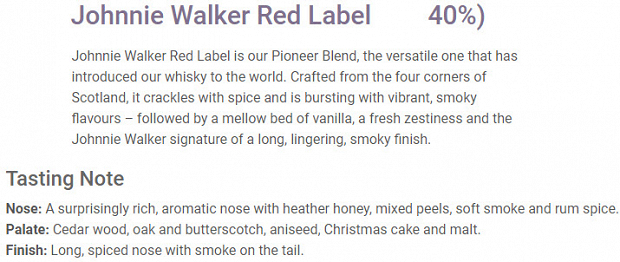 Johnnie Walker Red Label 700ml