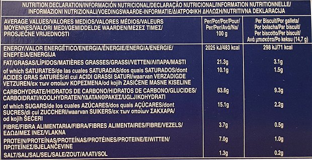 Mcvities Digestives Maxi Pack 500g